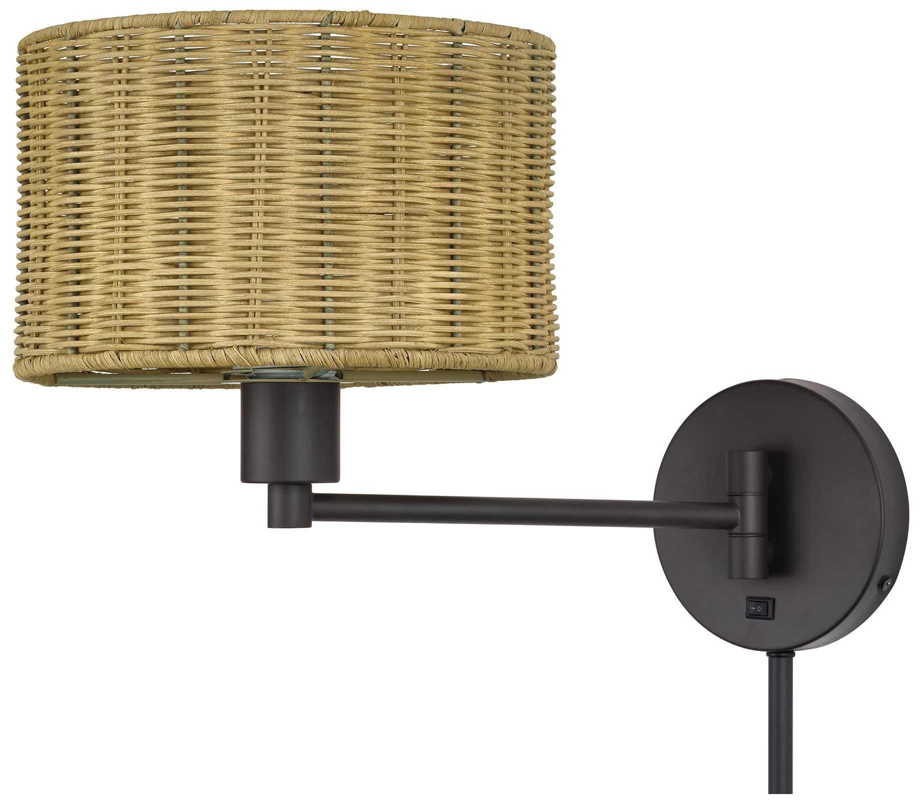 Image 3 Weavington 1 Light Bronze Swing Arm Wall Lamp more views