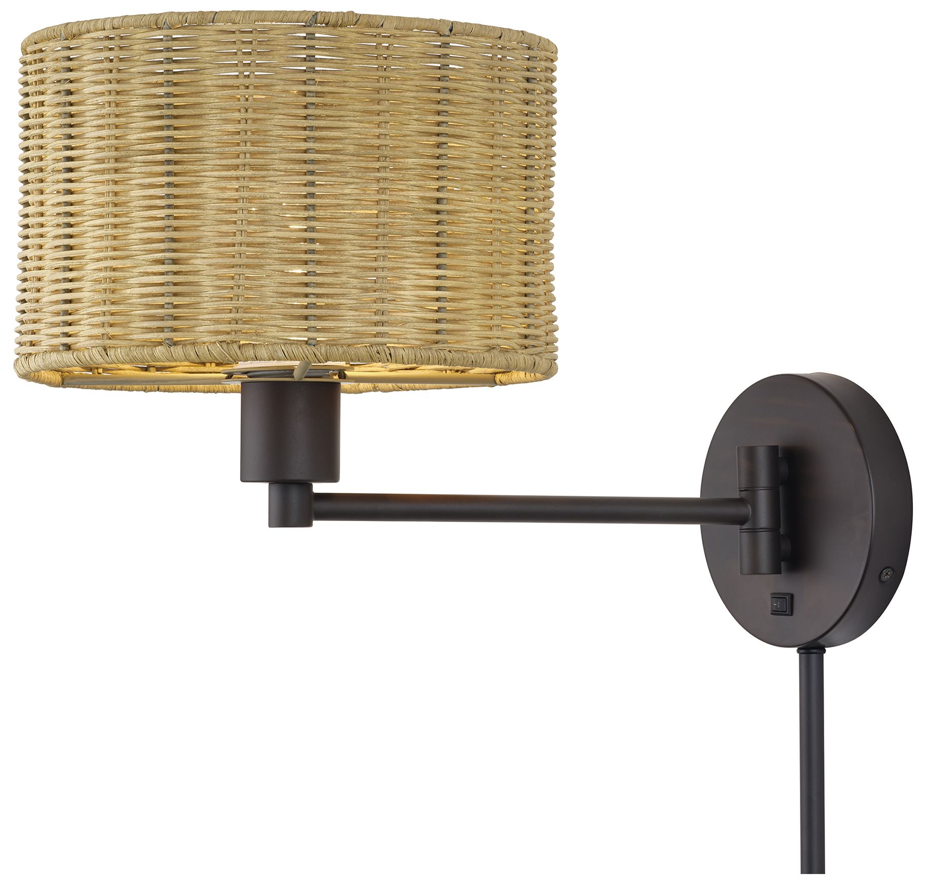 Image 5 Weavington 1 Light Bronze Swing Arm Wall Lamp more views