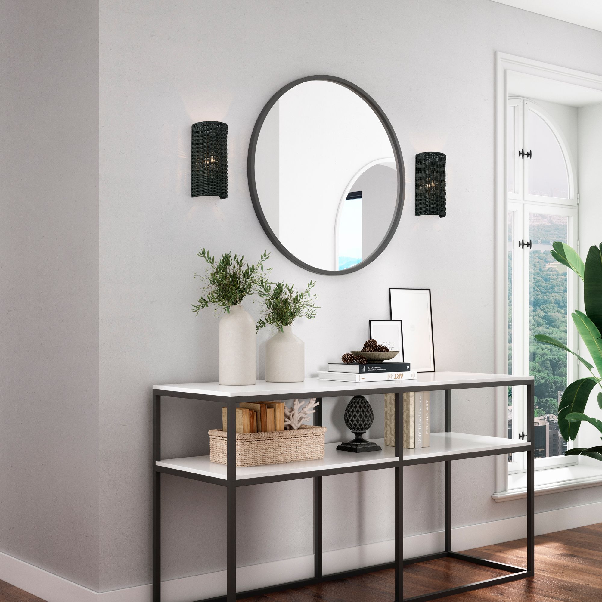 Weavington 1 Light Brushed Nickel ADA Sconce