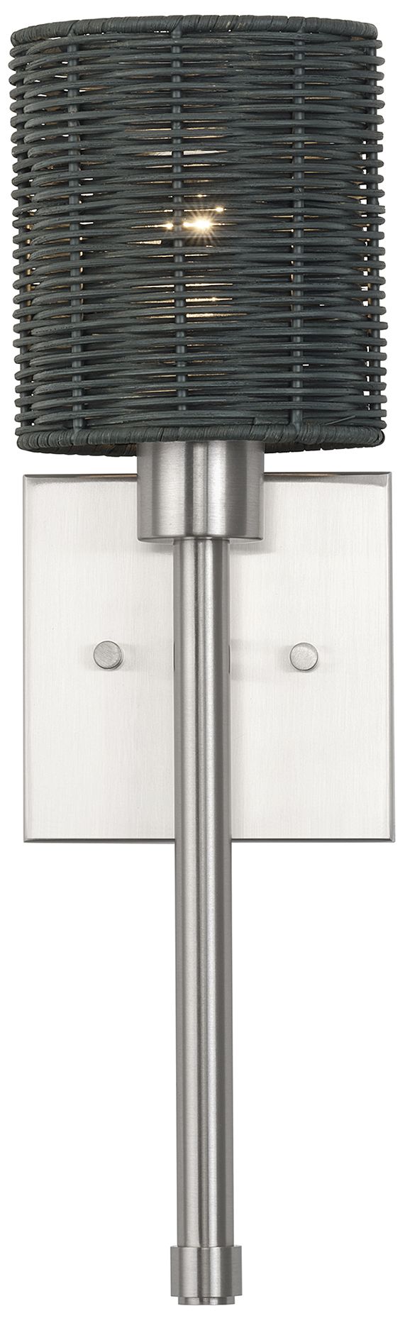 Image 6 Weavington 1 Light Brushed Nickel Single ADA Sconce more views