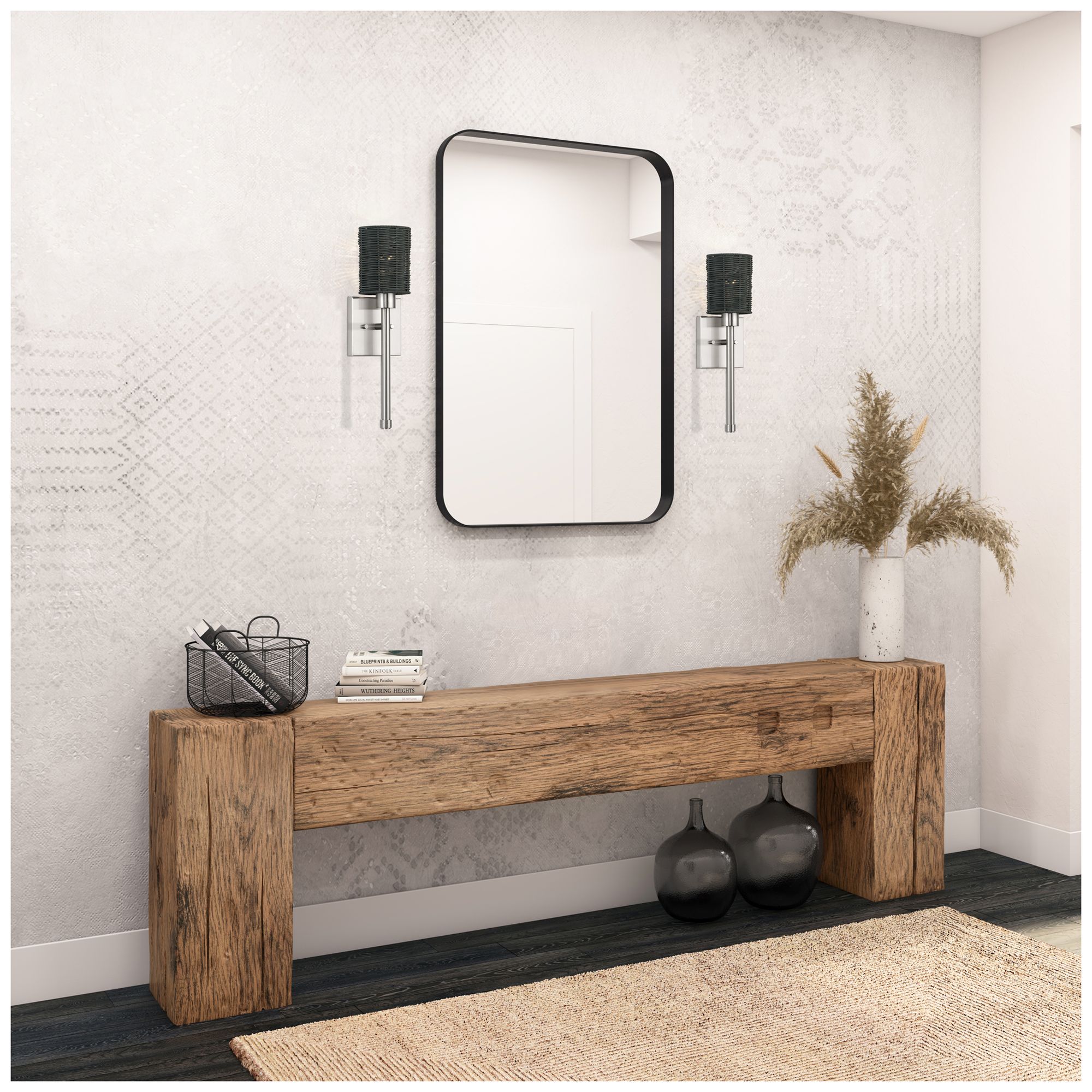 Weavington 1 Light Brushed Nickel Single ADA Sconce