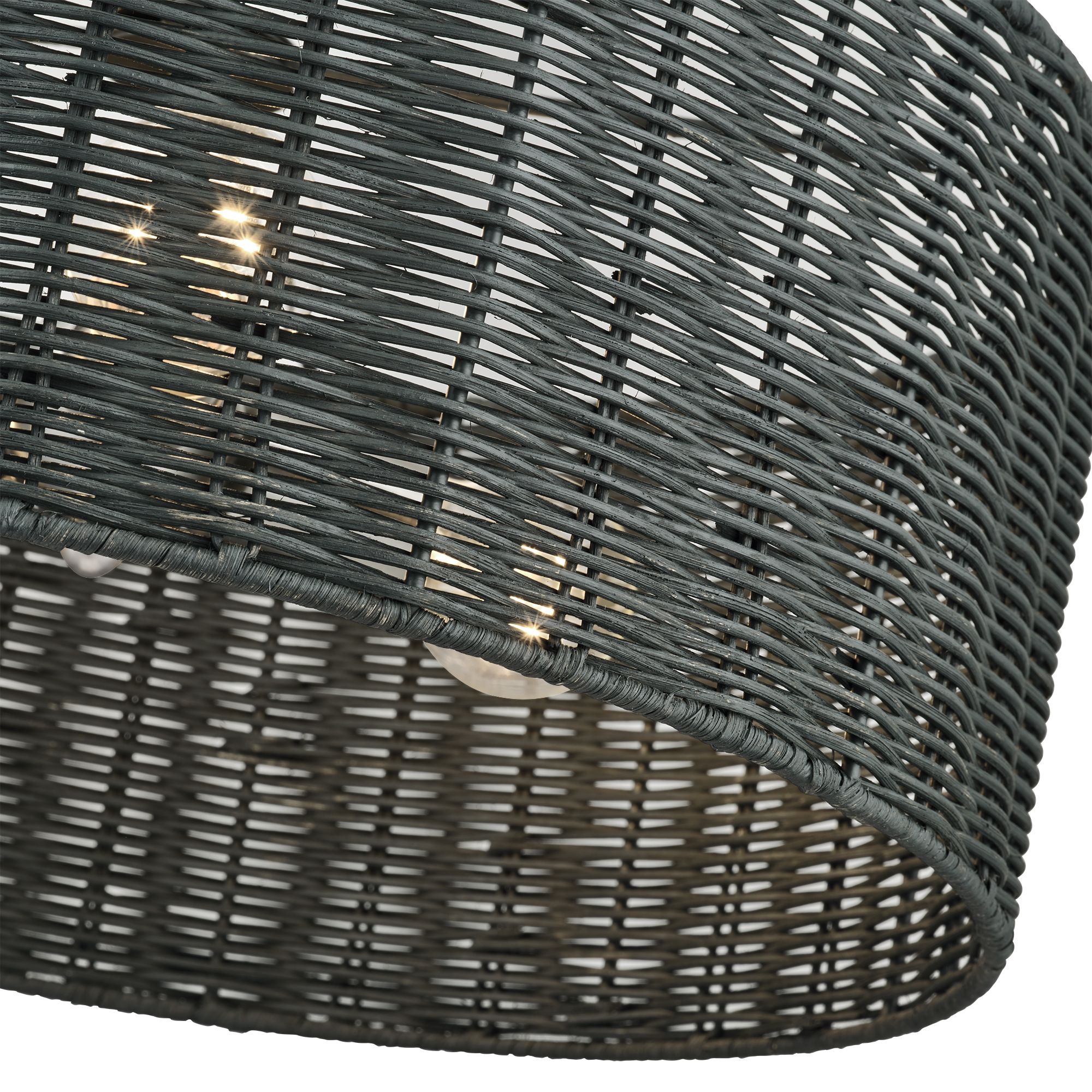 Image 6 Weavington 3 Light Brushed Nickel Pendant Chandelier more views