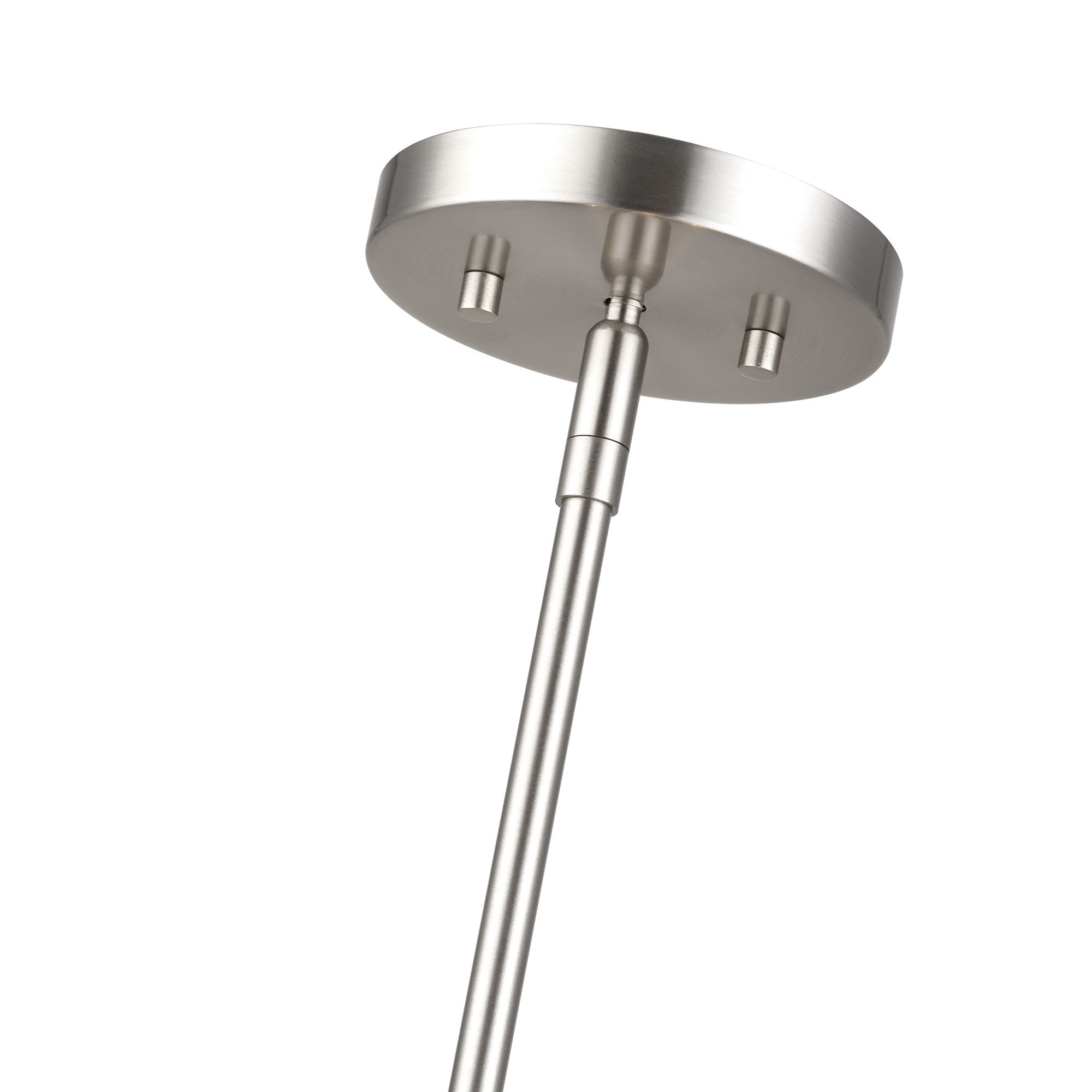 Weavington 3 Light Brushed Nickel Pendant Chandelier