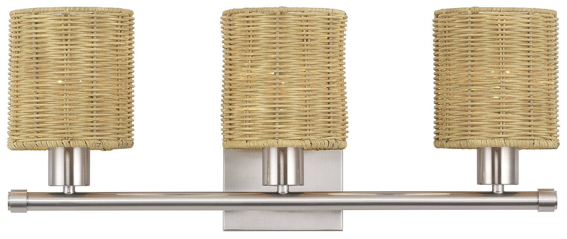 Weavington 3 Light Brushed Nickel Vanity Sconce
