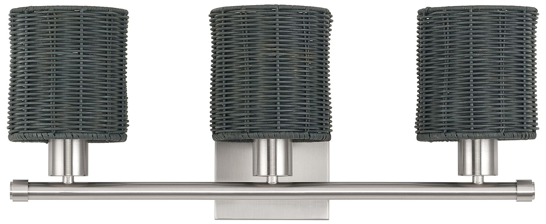 Image 3 Weavington 3 Light Brushed Nickel Vanity Sconce more views