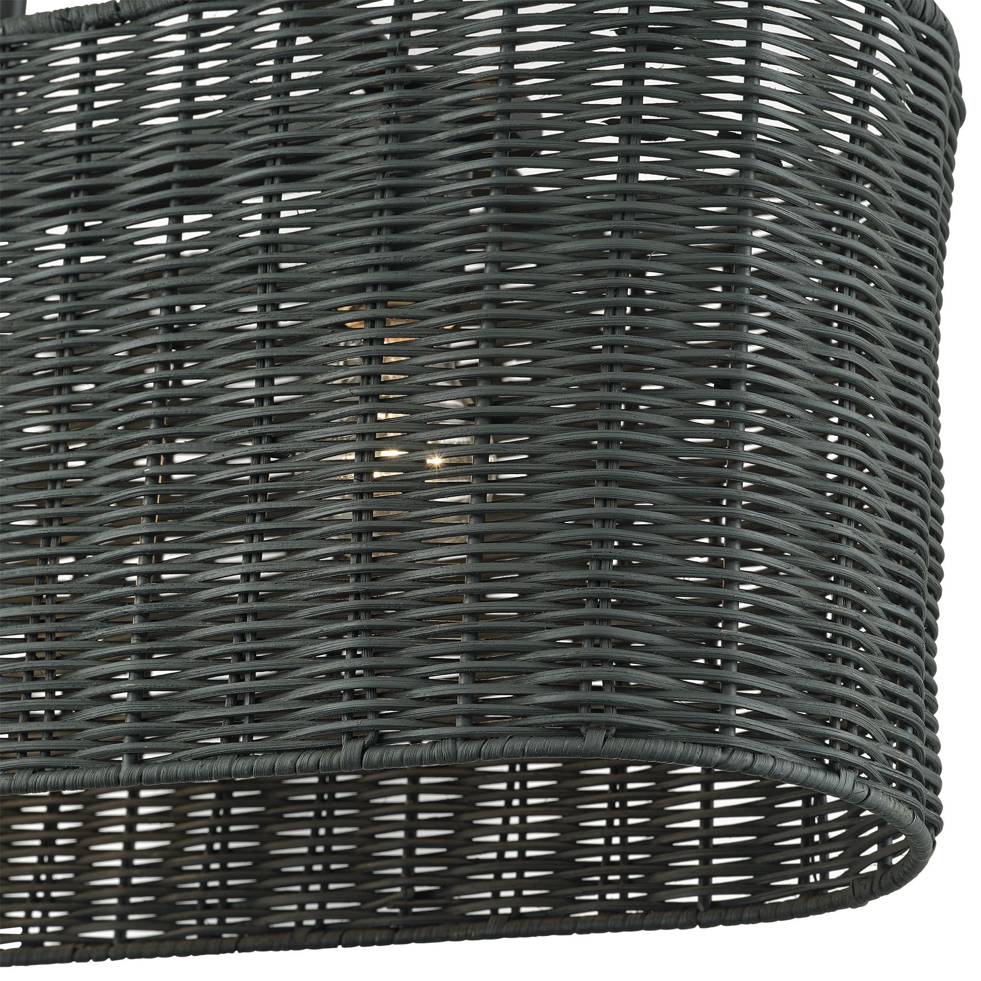 Image 7 Weavington 4 Light Black Large Linear Chandelier more views