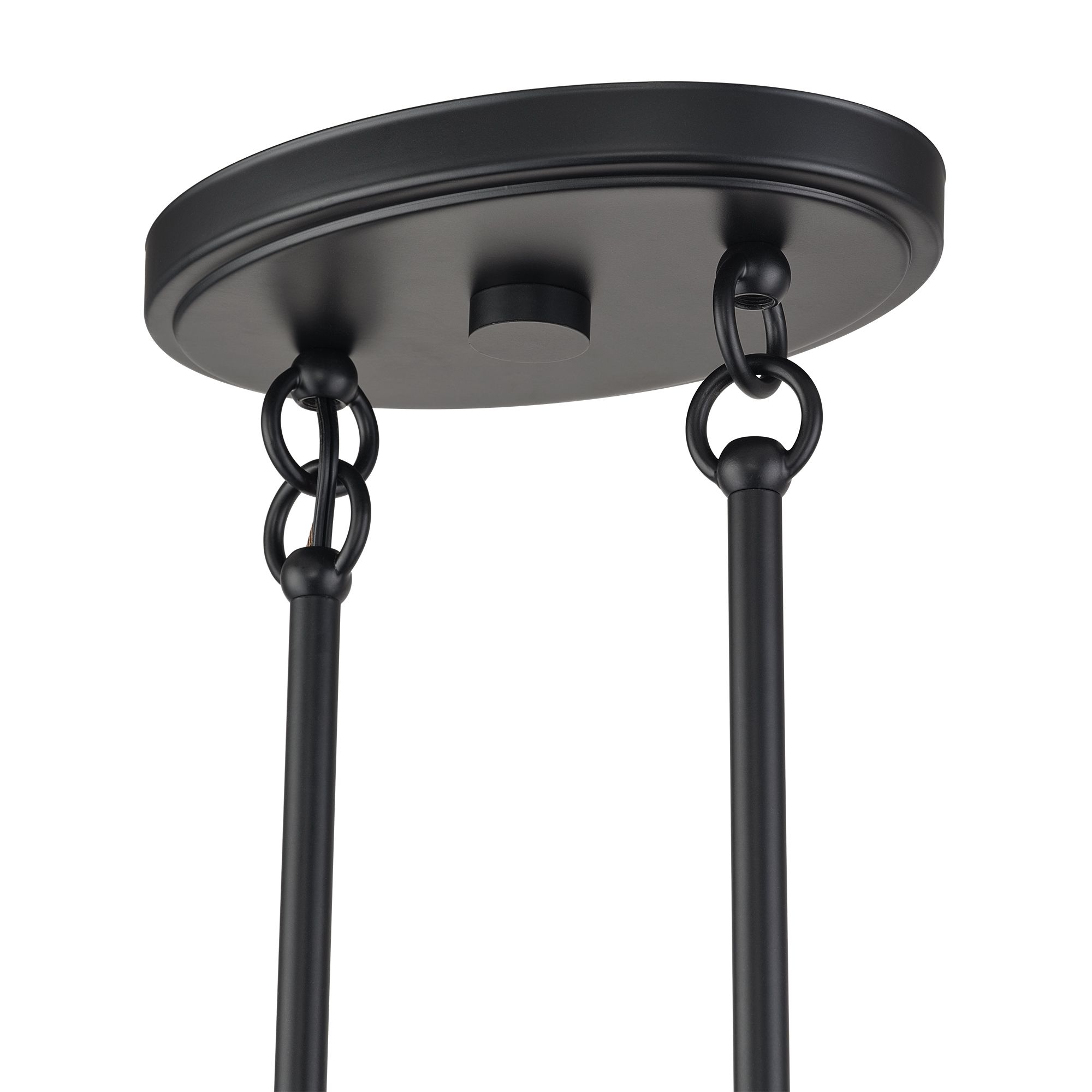 Weavington 4 Light Black Large Linear Chandelier