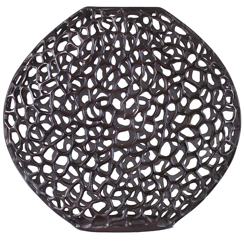 Image 2 Web Aluminum 22-in L x 23.5-in H Vase