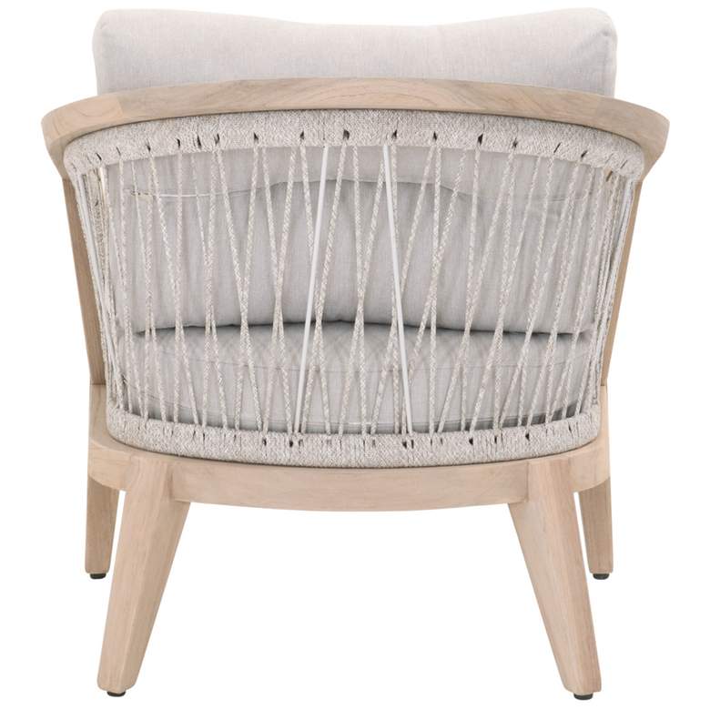 Image 5 Web Outdoor Club Chair, Taupe &amp; White Flat Rope, Performance Pumice more views