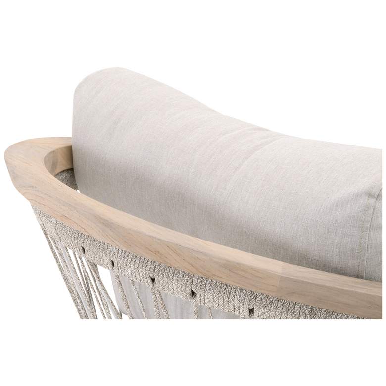 Image 6 Web Outdoor Club Chair, Taupe & White Flat Rope, Performance Pumice more views