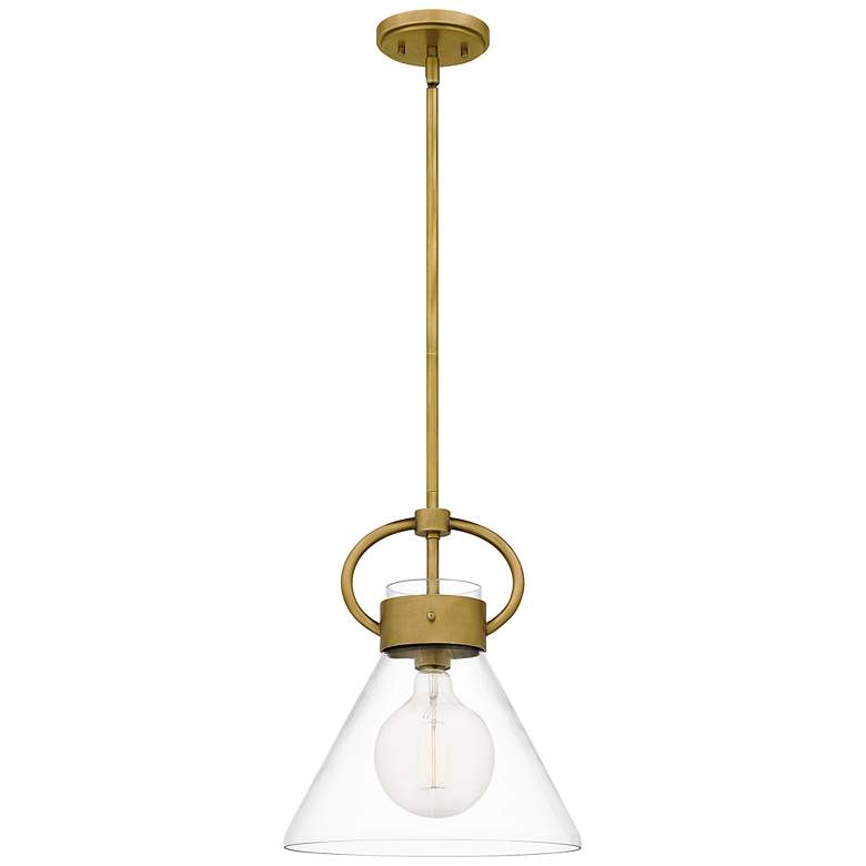 Image 2 Webster 1-Lt Brass Mini Pendant