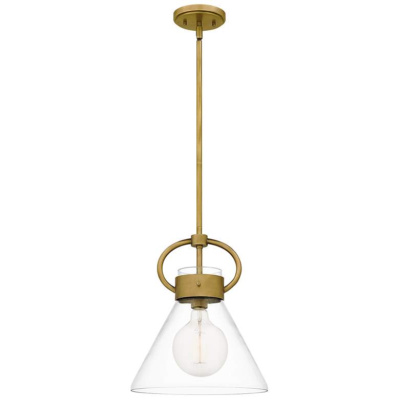 Image 1 Webster 1-Lt  Brass Mini Pendant