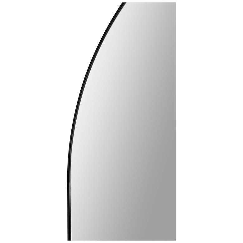 Image 3 Webster Powder-Coated Black 26" x 40" Oval Wall Mirror more views