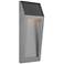 Wedge 17 3/4"H Brushed Aluminum LED Outdoor Wall Light
