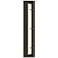 Wedge 4.6" High Oil Rubbed Bronze LED Sconce With Clear Glass Shade