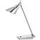 Wedge LED Polished Chrome Adjustable Desk Lamp