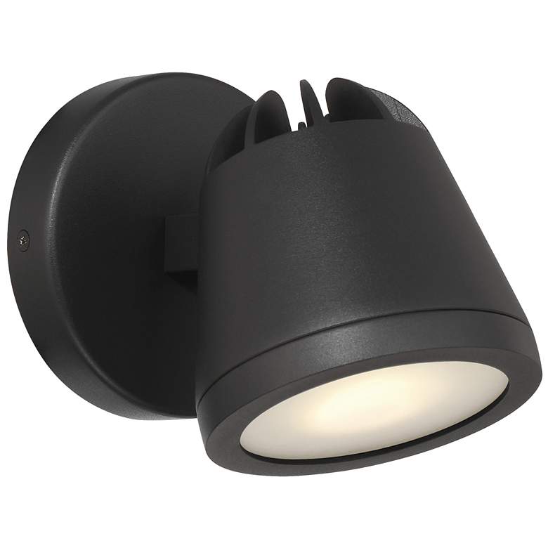 Image 1 WeeGo 4.75" Dual Mount Adjustable Black LED Outdoor Spotlight