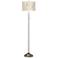 Weeping Willow Brushed Nickel Pull Chain Floor Lamp