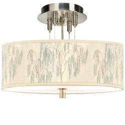 Weeping Willow Giclee 14&quot; Wide Ceiling Light