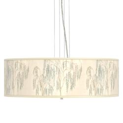 Weeping Willow Giclee 24&quot; Wide 4-Light Pendant Chandelier