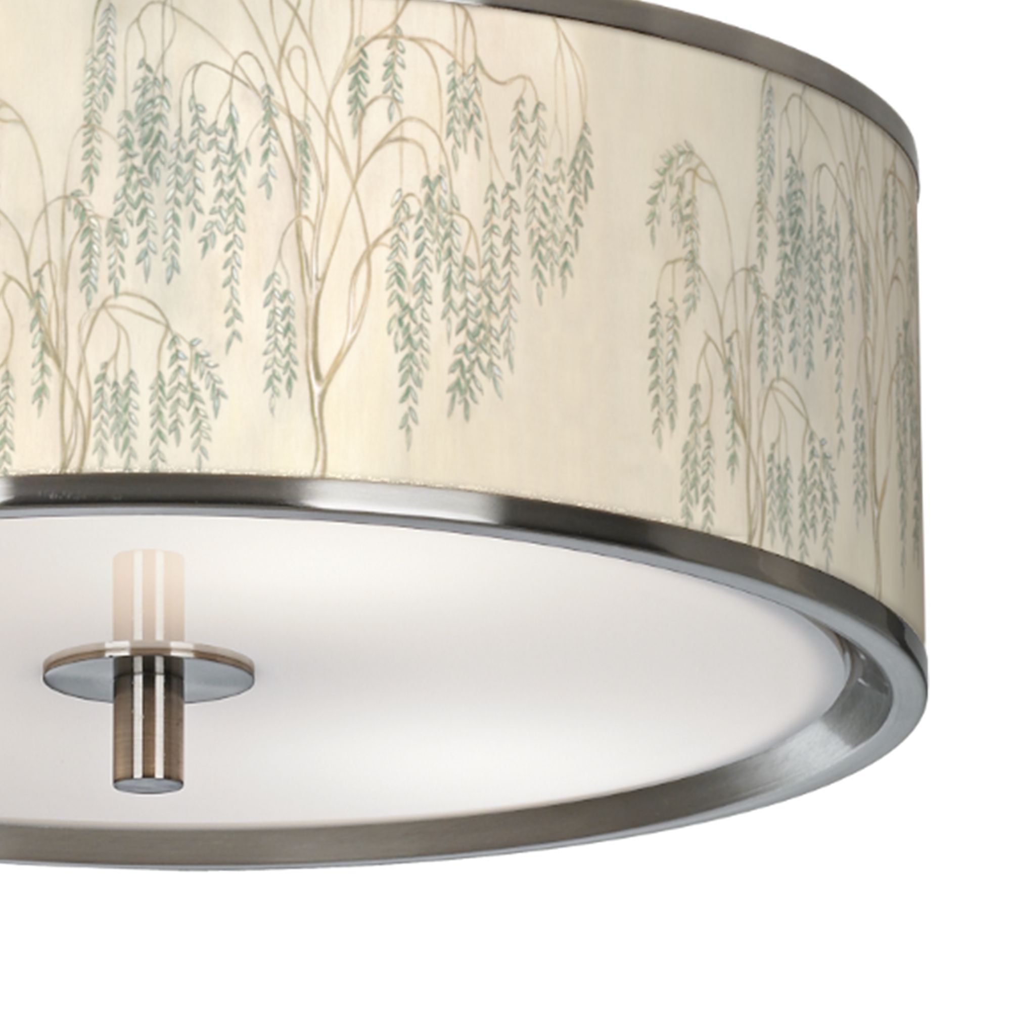 Image 3 Weeping Willow Giclee Glow 14" Wide Ceiling Light more views