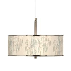 Weeping Willow Giclee Glow 16&quot; Wide Pendant Light