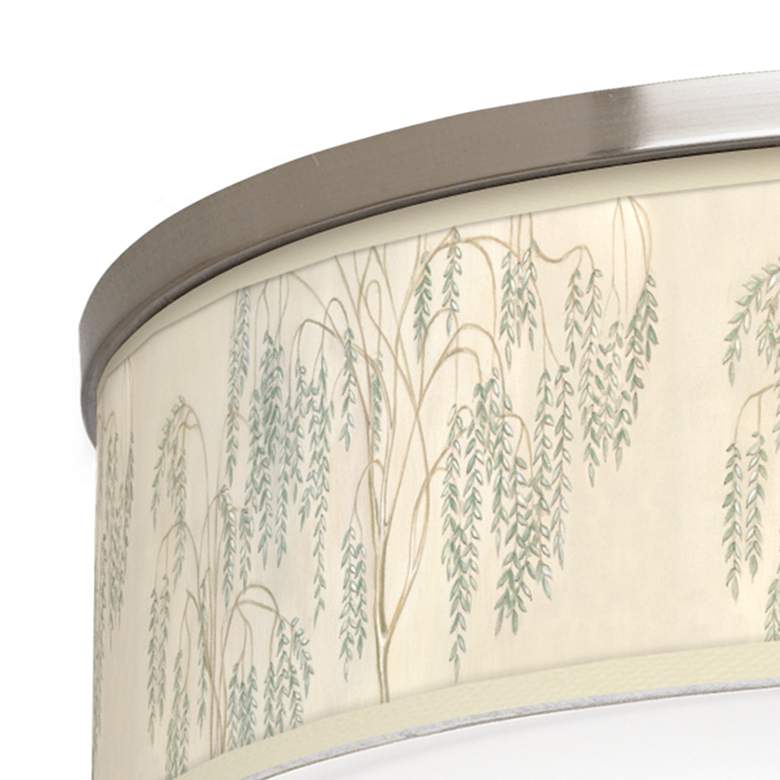 Image 2 Weeping Willow Giclee Nickel 20 1/4" Wide Ceiling Light more views