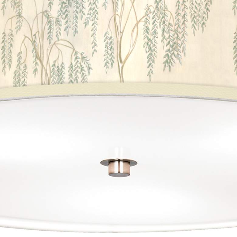 Image 3 Weeping Willow Giclee Nickel 20 1/4" Wide Ceiling Light more views