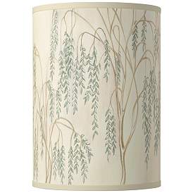 Image1 of Weeping Willow Giclee Round Cylinder Lamp Shade 8x8x11 (Spider)