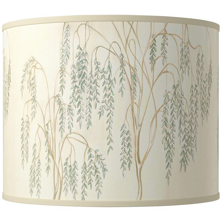 Image 1 Weeping Willow Giclee Round Drum Lamp Shade 14x14x11 (Spider)