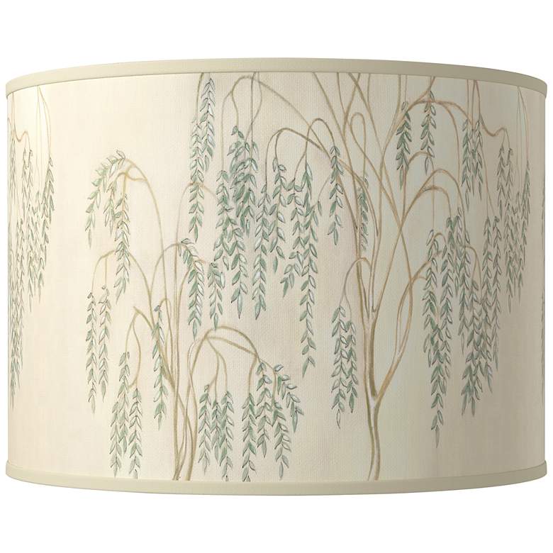 Image 1 Weeping Willow Giclee Round Drum Lamp Shade 15.5x15.5x11 (Spider)