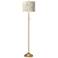 Weeping Willow Giclee Warm Gold Stick Floor Lamp