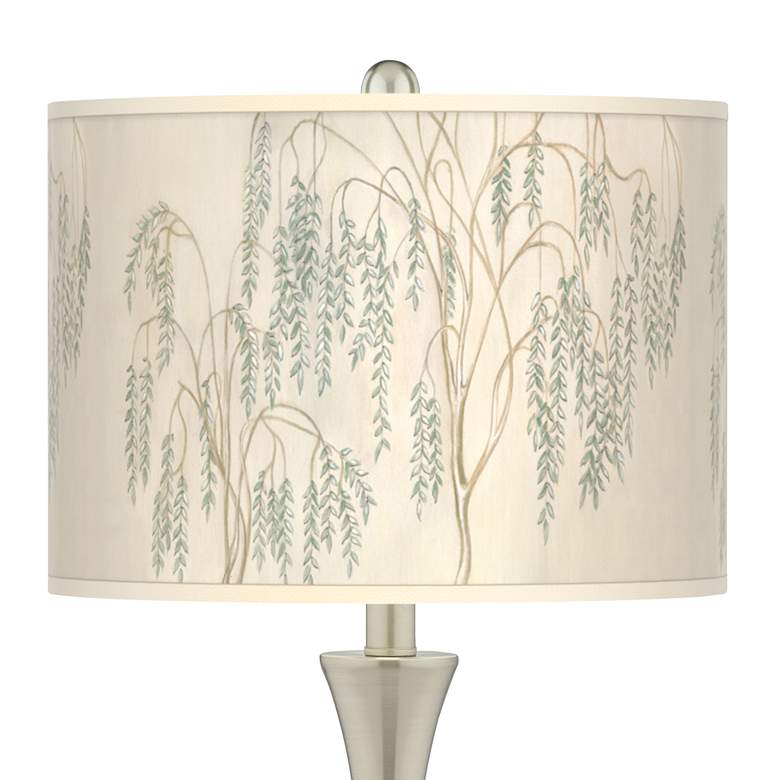 Image 2 Weeping Willow Trish Brushed Nickel Touch Table Lamps Set of 2 more views