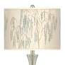 Weeping Willow Trish Brushed Nickel Touch Table Lamps Set of 2