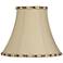 Wehai Almond Linen Fabric Bell Lamp Shade 6x12x10 (Spider)