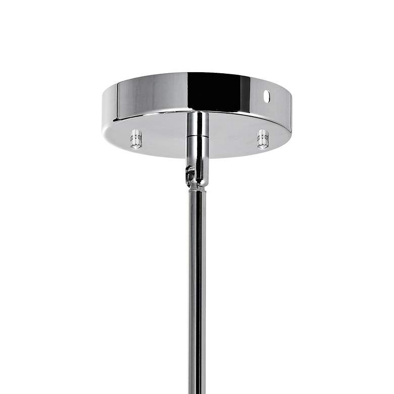 Image 4 Weiss 24" Wide Chrome and Crystal Multi-Tiered Chandelier more views