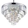 5_Weiss 24" Wide Chrome and Crystal Multi-Tiered Chandelier more views