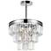 Weiss 5 Light Down Chandelier With Chrome Finish