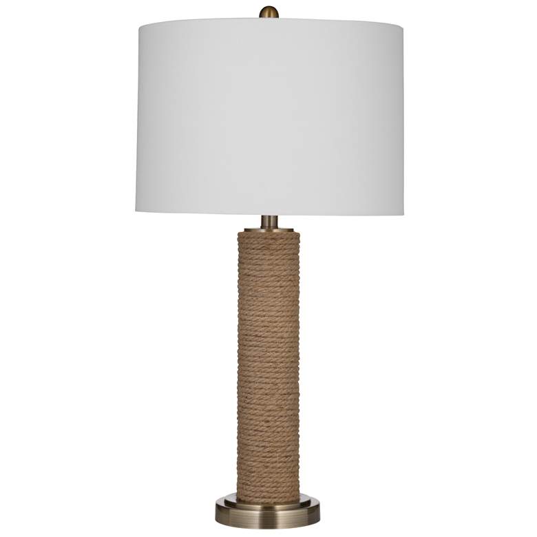 Image 1 Welch 29" Coastal Styled Brown Table Lamp