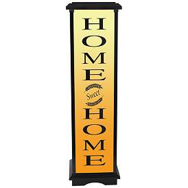 Image3 of Welcome Home 33 1/4" High Black LED Lantern Light more views
