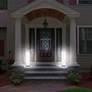 Welcome Home 33 1/4" High Black LED Lantern Light
