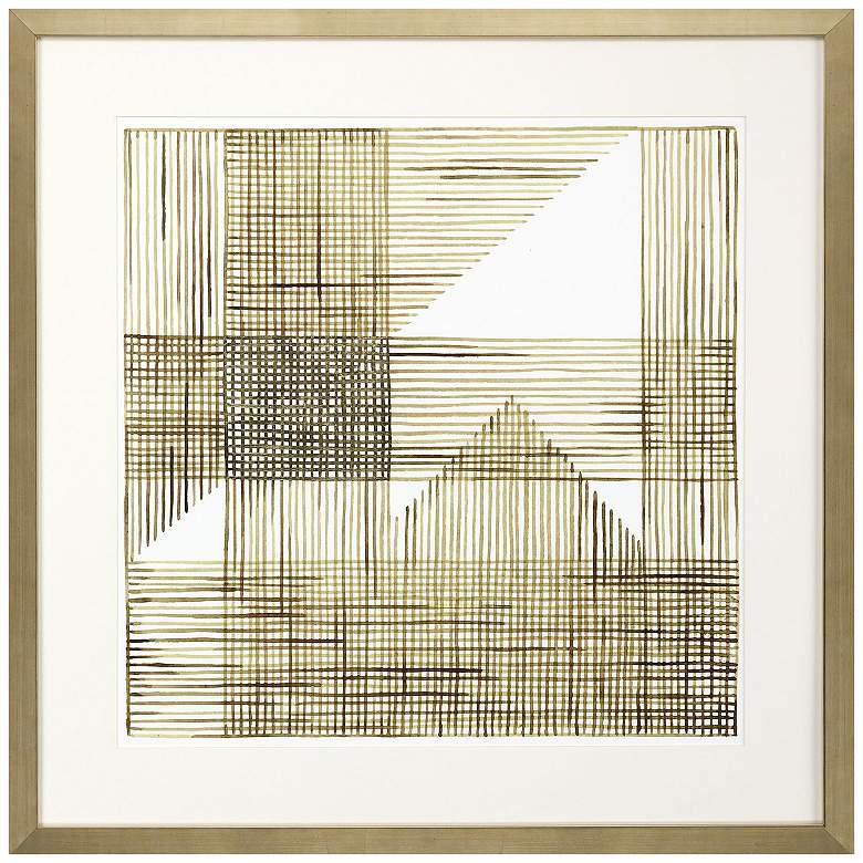 Image 1 Welded Mesh II 39"W x 39"H Framed Art