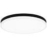 2_Weldin 20-Inch Integrated LED Matte Black White Flush Mount Light