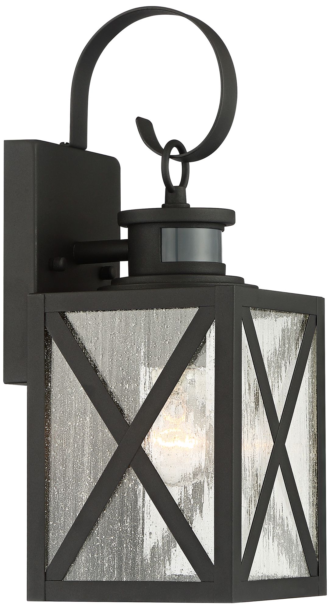 Image 6 Welling 14 1/2" High Black Motion Sensor Outdoor Lights Set of 2 more views