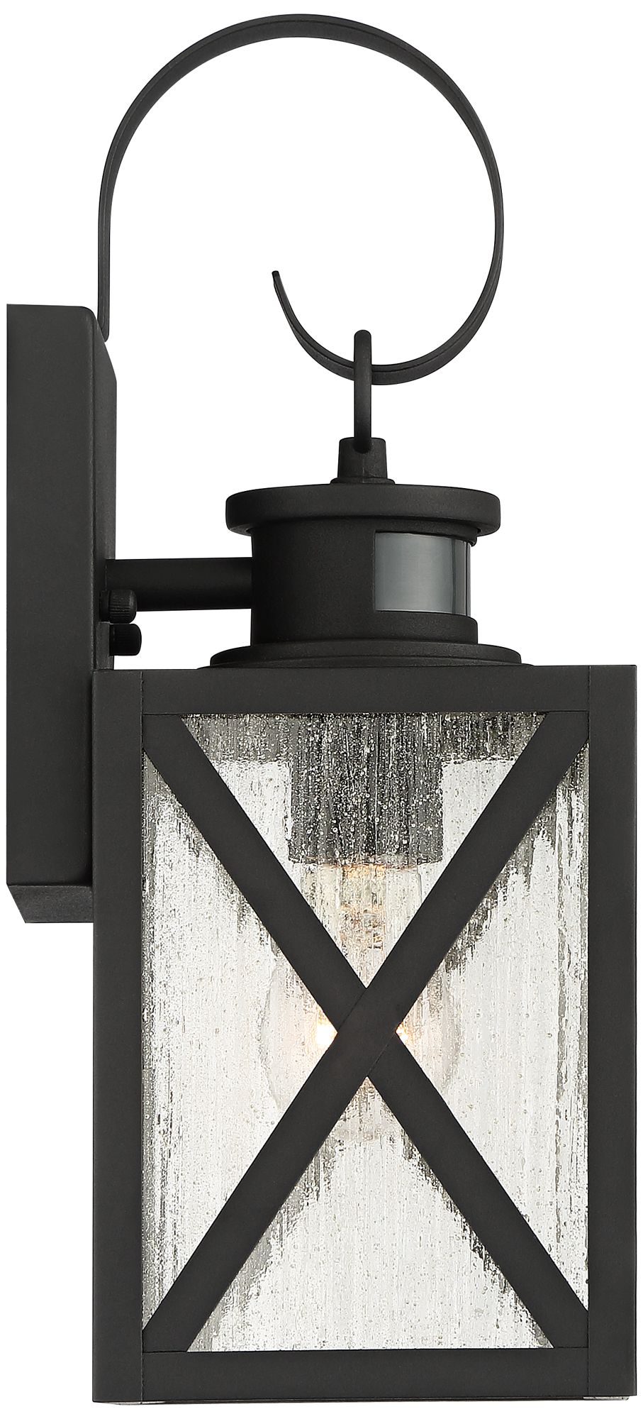 Image 7 Welling 14 1/2" High Black Motion Sensor Outdoor Lights Set of 2 more views