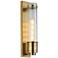 Wellington 1 Light Bath Light in Aged Brass
