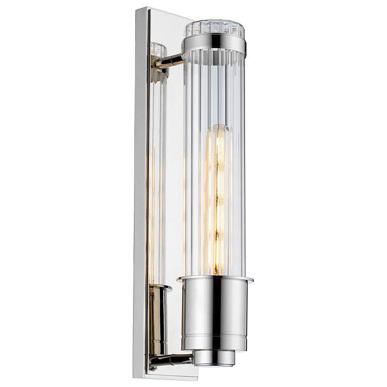 Image 1 Wellington 1 Light Bath Light in Polished Chrome