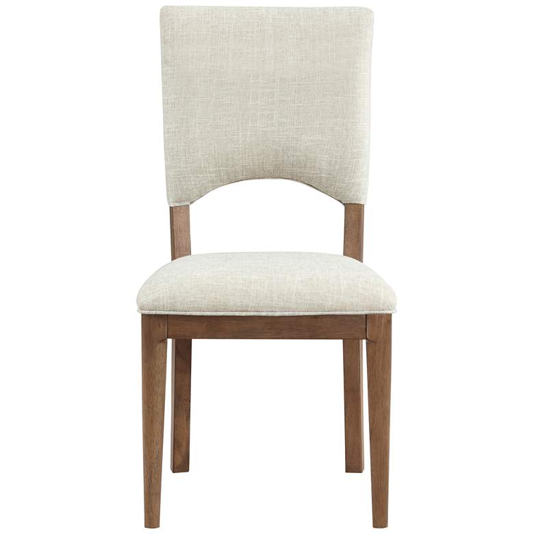 Image 2 Wellington Beige Fabric Dining Chairs Set of 2 more views