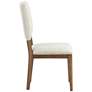 Wellington Beige Fabric Dining Chairs Set of 2