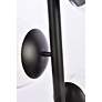 5_Wells 18" Pendant In Black With Clear Shade more views